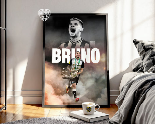 Bruno Guimaraes Newcastle United Poster