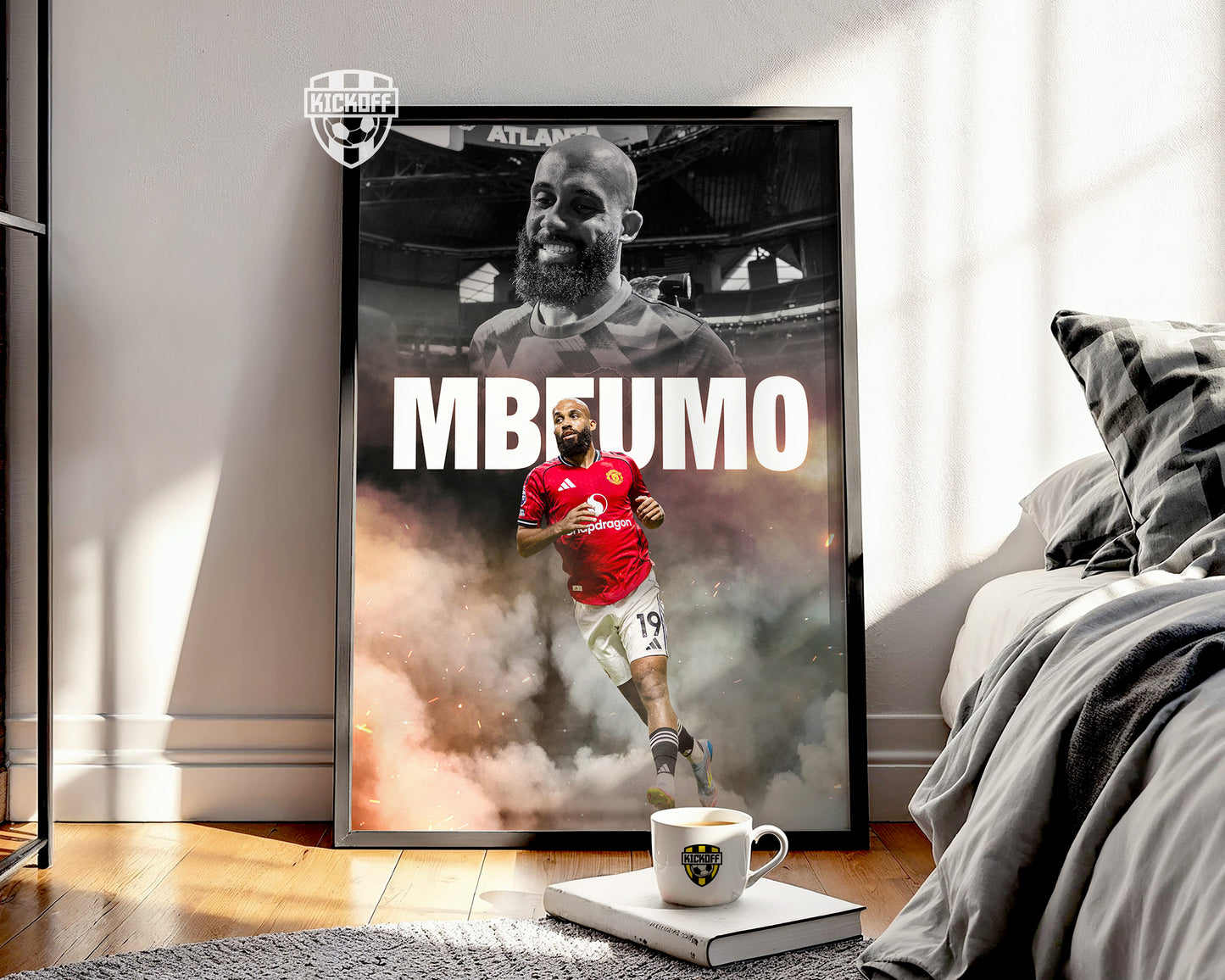 Bryan Mbeumo Man United Poster