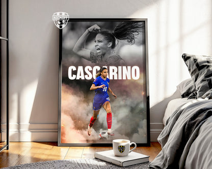 Delphine Cascarino France Poster