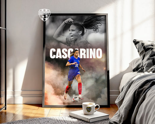 Delphine Cascarino France Poster