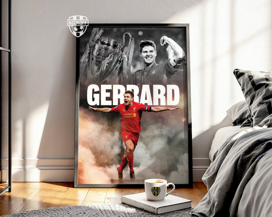 Steven Gerrard Liverpool Poster