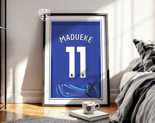 Noni Madueke 24/25 Chelsea Home Shirt Poster