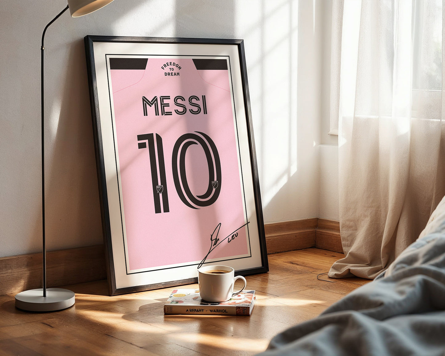 Lionel Messi 24/25 Inter Miami Home Shirt Poster