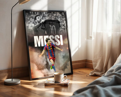 Lionel Messi Barcelona Poster