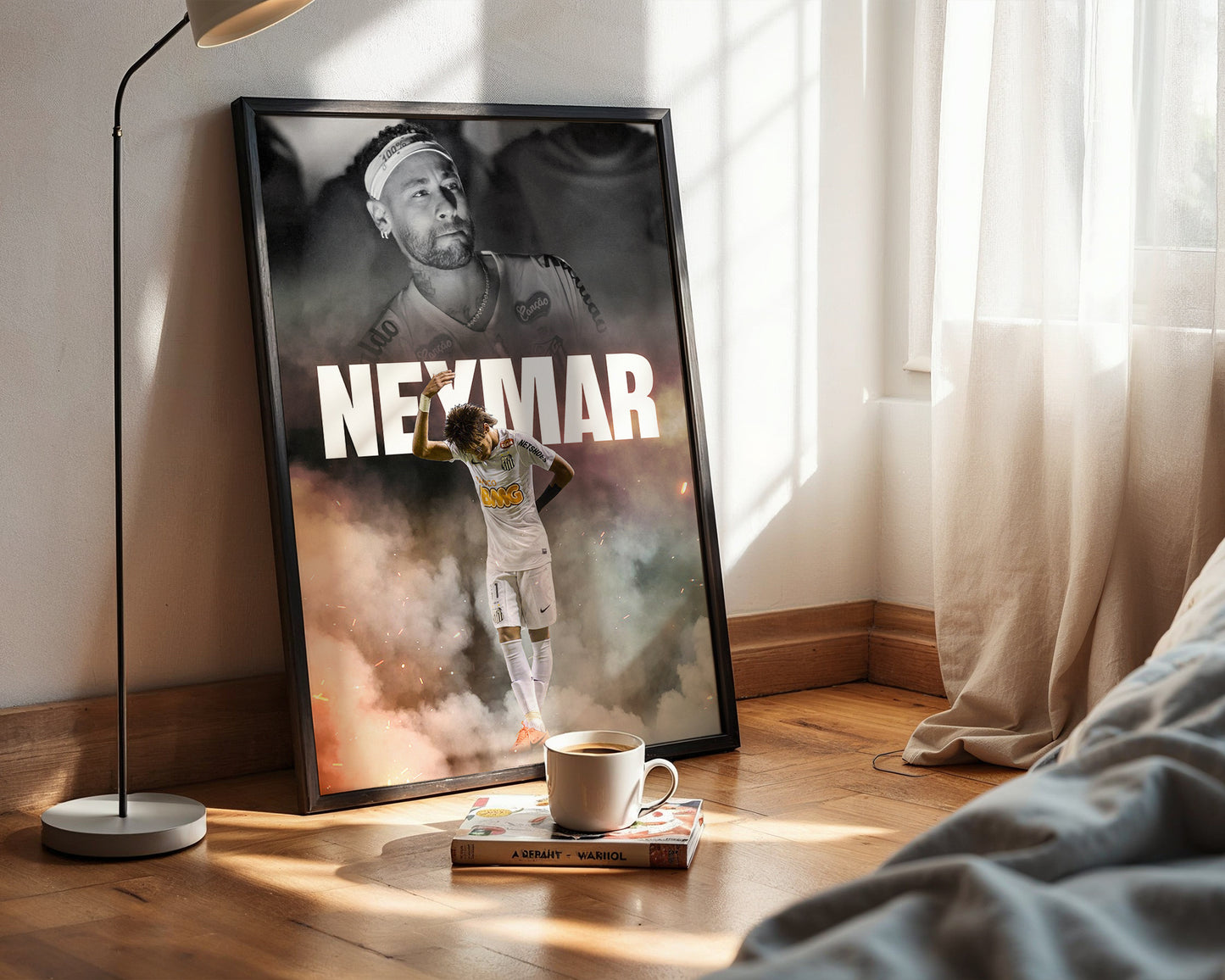 Neymar Jr. Santos Poster