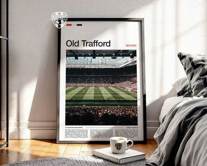 Old Trafford Stadium Poster