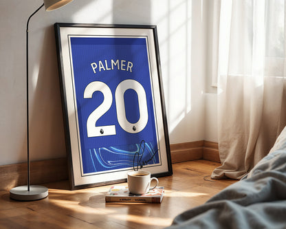 Cole Palmer 24/25 Chelsea Home Shirt Poster