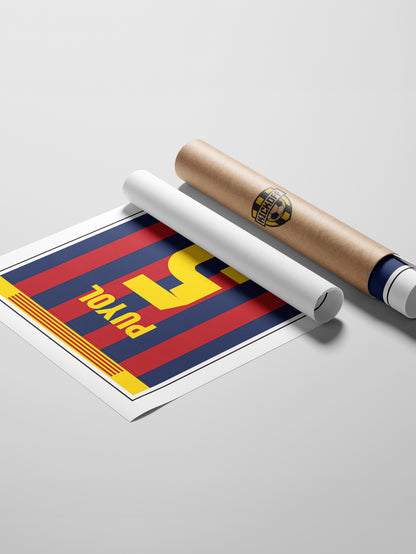 Carles Puyol Barcelona Poster Bundle