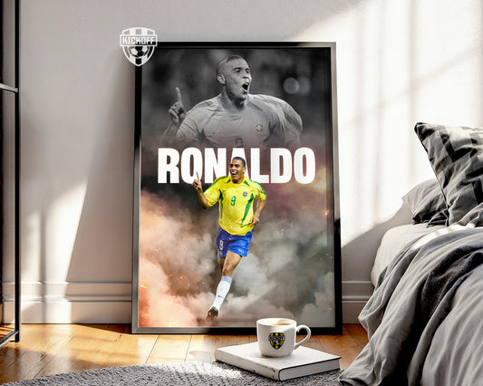 Ronaldo 'R9' Brazil Poster