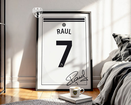 Raul Jimenez 24/25 Fulham Home Shirt Poster