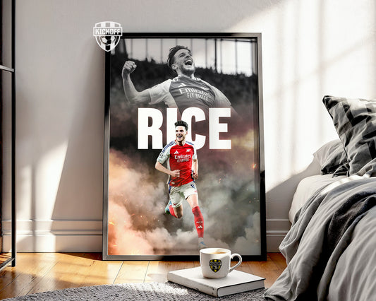 Declan Rice Arsenal Poster