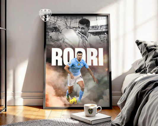 Rodri Man City Poster