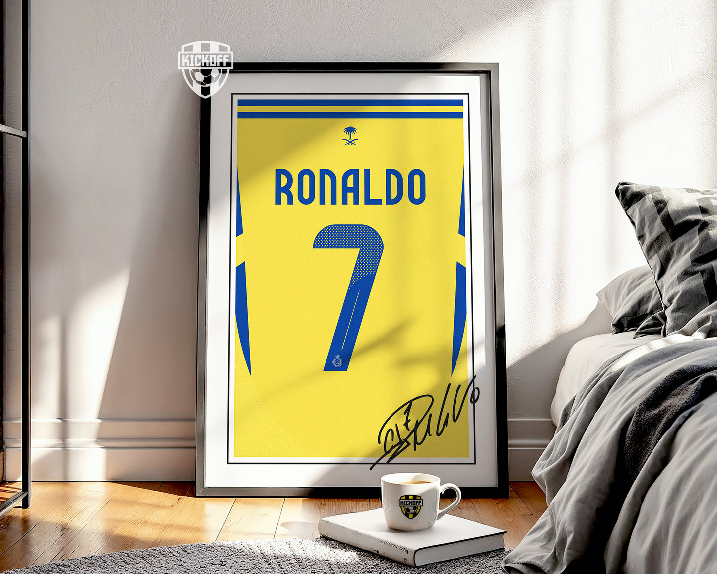 Cristiano Ronaldo 24/25 Al-Nassr Home Shirt Poster