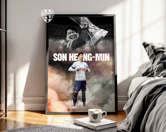 Son Heung Min Spurs Poster