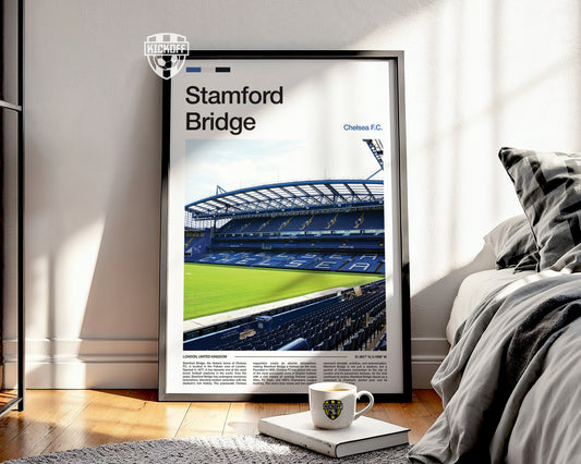 Stamford Bridge Stadium Poster