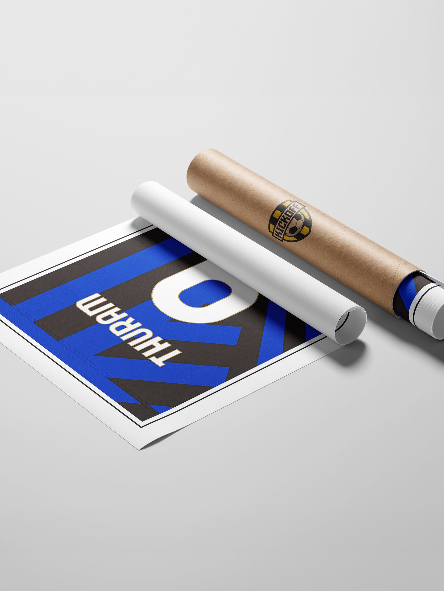 Marcus Thuram 24/25 Inter Milan Home Shirt Poster