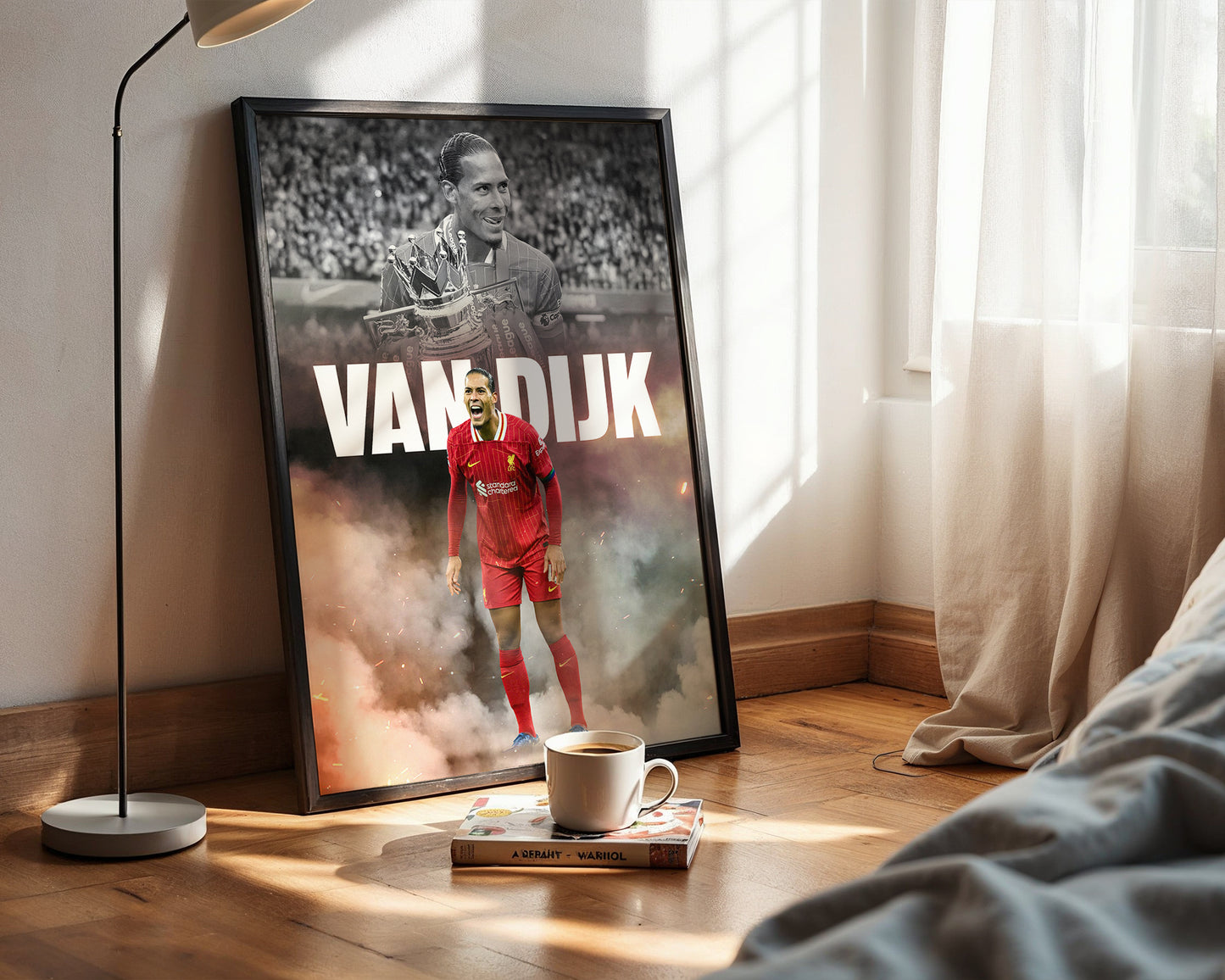 Virgil van Dijk Liverpool Poster