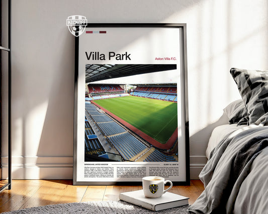 Villa Park Stadium Poster