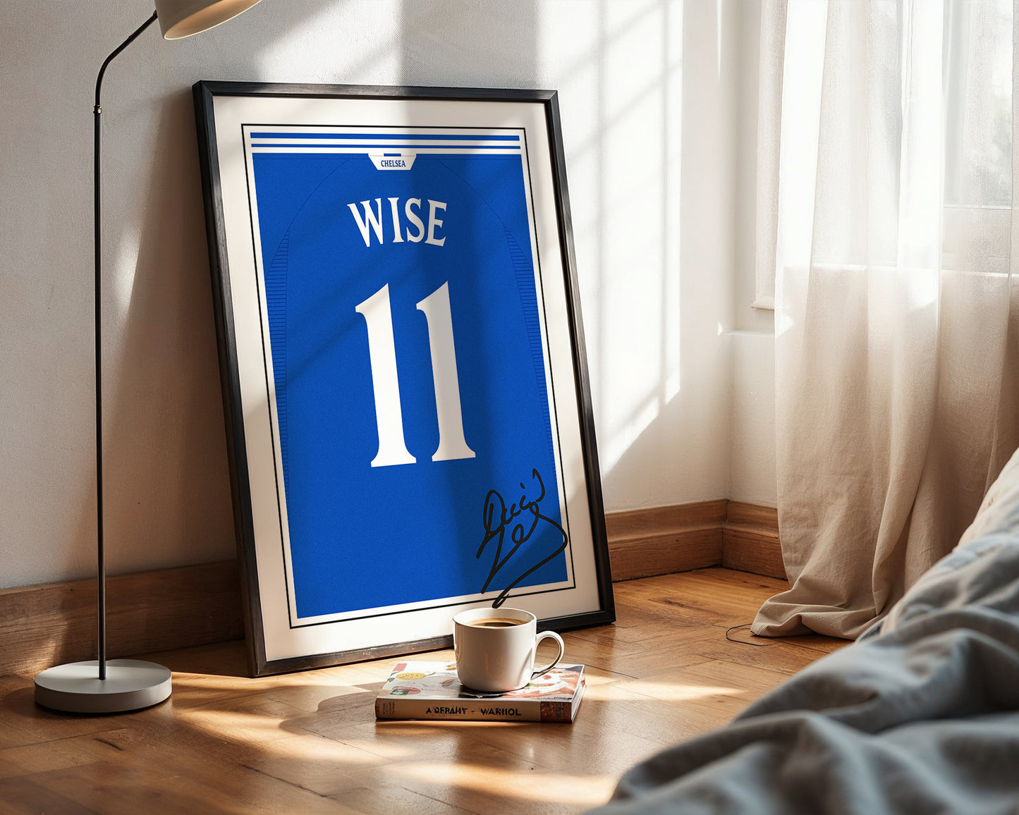 Dennis Wise 99/02 Chelsea Classic Home Shirt Poster