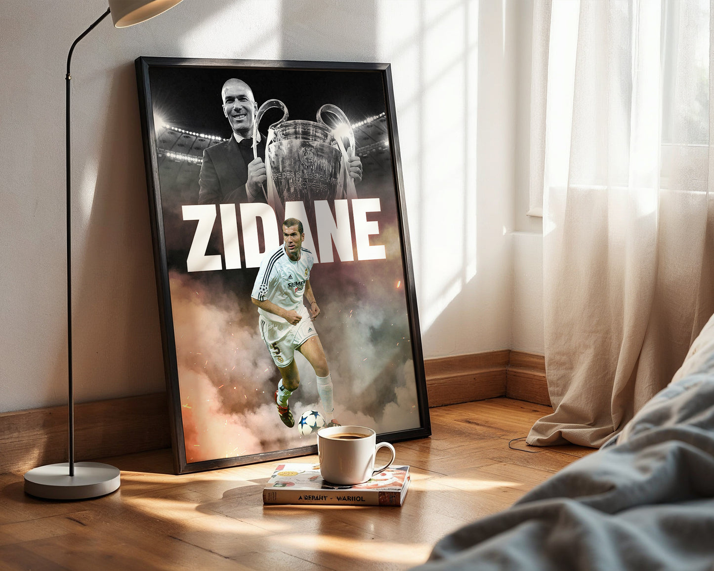 Zinedine Zidane Real Madrid Poster