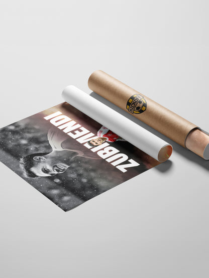 Martin Zubimendi Arsenal Poster