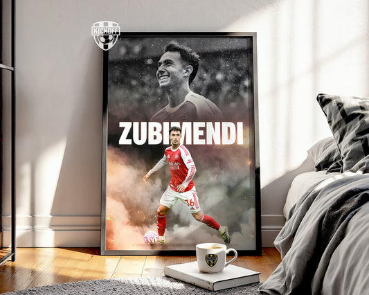 Martin Zubimendi Arsenal Poster