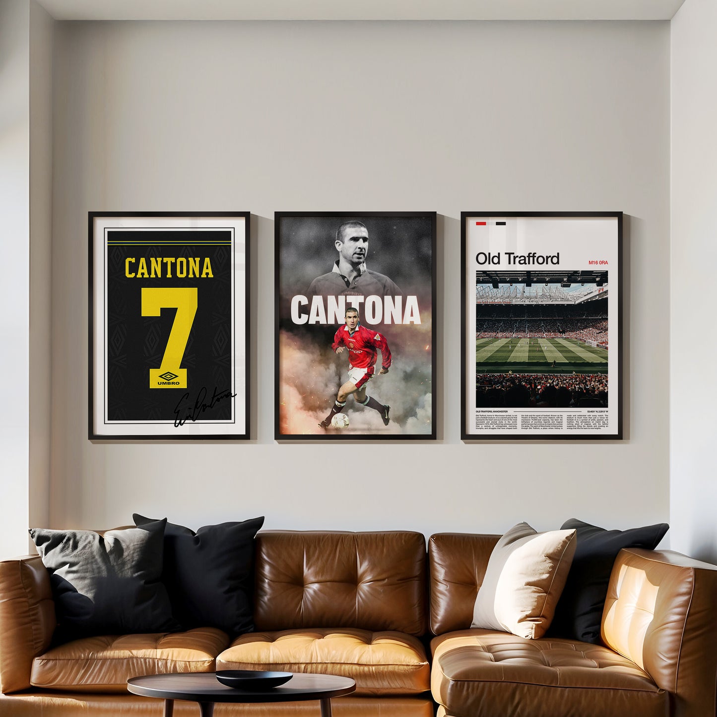 Eric Cantona Man United Poster Bundle