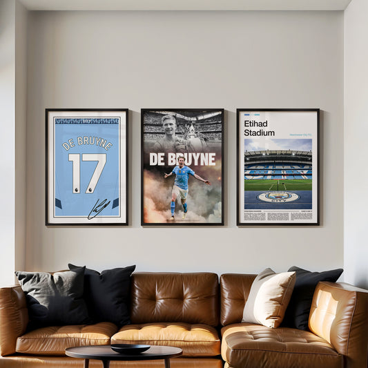 Kevin De Bruyne Man City Poster Bundle