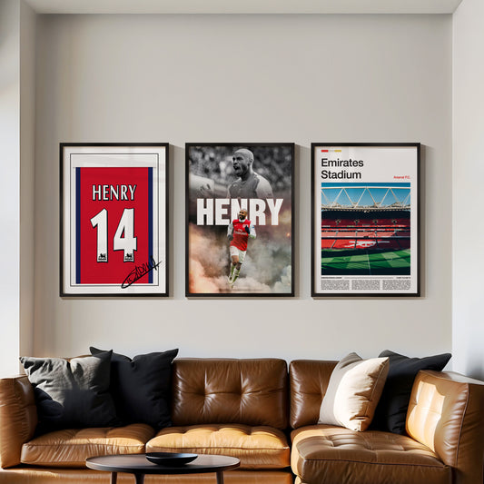 Thierry Henry Arsenal Poster Bundle