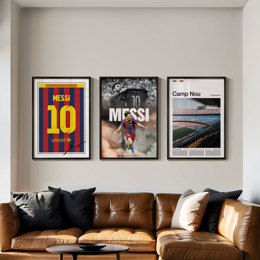 Lionel Messi Barcelona Poster Bundle