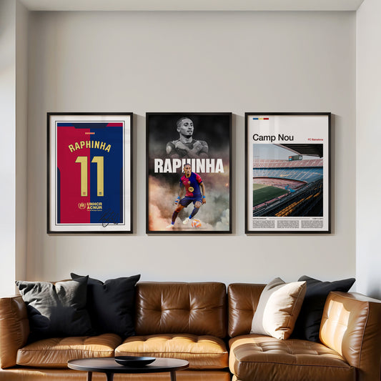 Raphinha Barcelona Poster Bundle