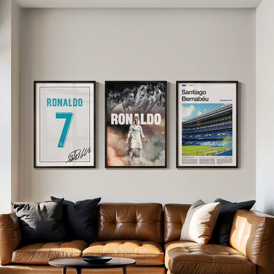 Cristiano Ronaldo Real Madrid Poster Bundle