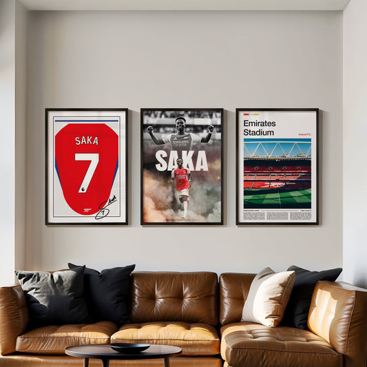 Bukayo Saka Arsenal Poster Bundle