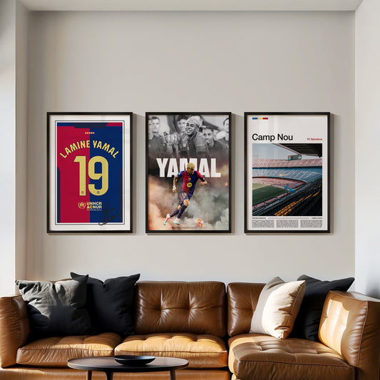 Lamine Yamal Barcelona Poster Bundle